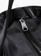 adidas Originals shopper metallic tote in black, view 5