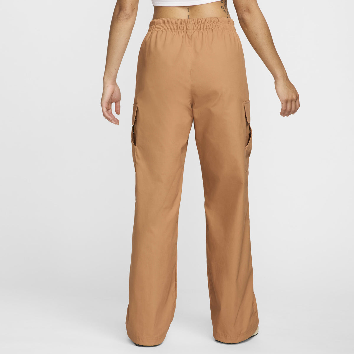 Nike Sportswear Everything Wovens mid-rise cargo trousers in flax, alternate view